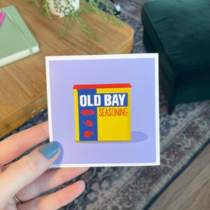 Old Bay Seasoning Art Print | Maryland Chesapeake Bay Art Print