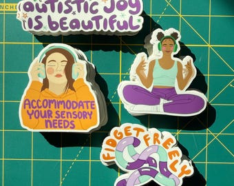 Neurodiversity Pride Sticker Pack: ADHD & Autistic Celebration | Neurodivergent Stocking Stuffers