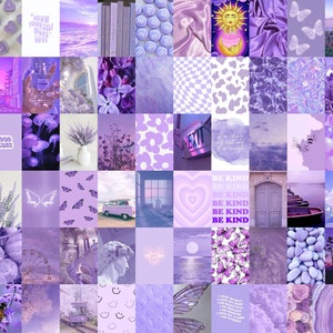 100 Printed Dark Purple Aesthetic Pictures 