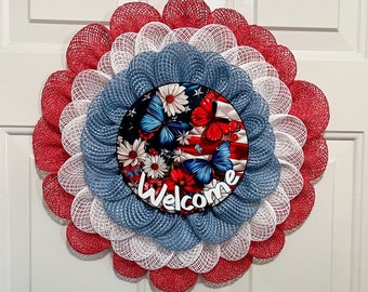 Country Patriotic Wreath