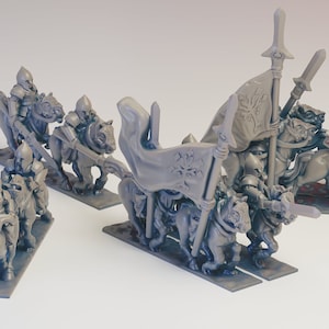 White Tree Knights (10mm Warmaster) by Wakes Emporium