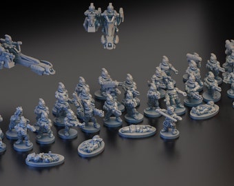 GMO troopers for tabletop wargaming (Epic) by Wakes Emporium