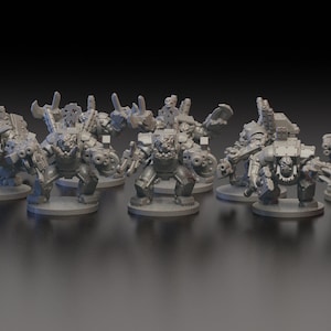 Mega Armored Space Orcs for tabletop wargaming (Epic) by Wakes Emporium