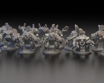 Mega Armored Space Orcs pour le jeu de guerre sur table (Epic) par Wakes Emporium