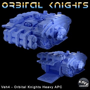 Orbital Knights Heavy APC for tabletop wargaming.