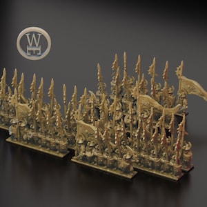Morghei Eastern Dragon Mercenaries (10mm Warmaster) by Wakes Emporium