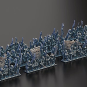 Morghei Orc Rabble specifically designed for 10mm (Warmaster) By Wakes Emporium