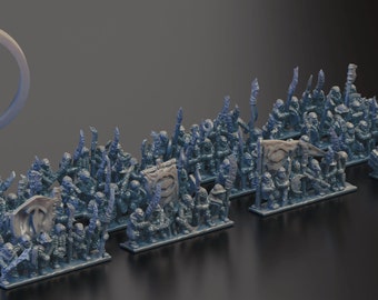 Morghei Orc Rabble specifically designed for 10mm (Warmaster) By Wakes Emporium