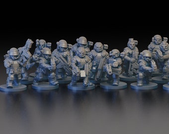 ESTO Marines for tabletop wargaming (Epic) by Wake&#39;s Emporium