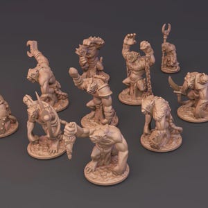Ratman Ogres (10mm Warmaster) by Green Skin Miniatures