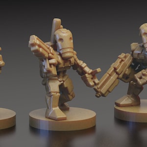 B1 battle bots for tabletop wargaming (Epic) by Wakes Emporium