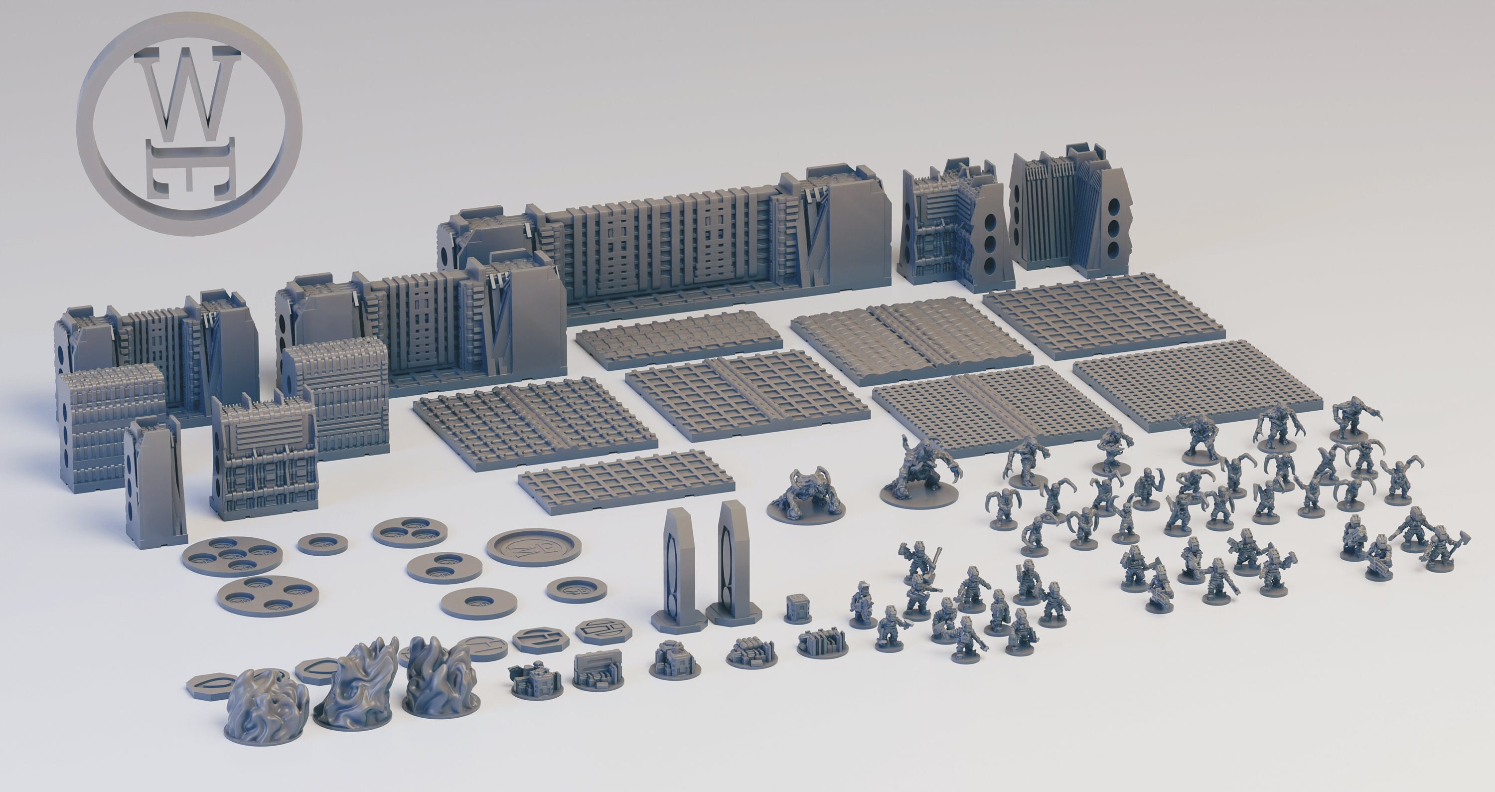 Necro Void Starter Set Terrain and Accessories (6mm epic) by Wakes Emporium