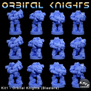 Orbital Knights Line Infantry for tabletop wargaming.