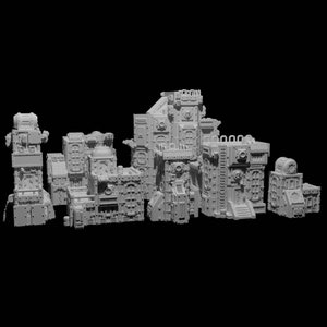 Shanty tech town for 6mm tabletop