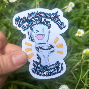Sticker Une personne trans a pissé ici, et personne n'est mort