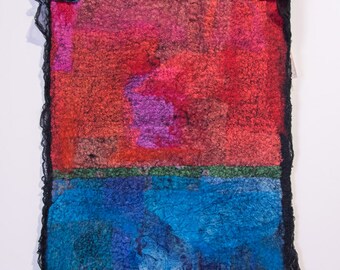 Wool / Silk Abstract - Hanging Art