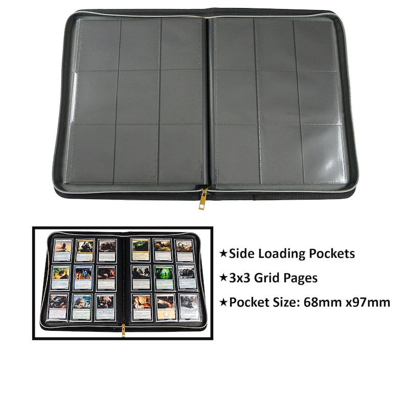 PROTEGO Ultimate 9pocket Zipper Binder Trading Card Album Etsy