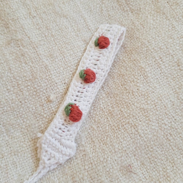 Crochet headband strawberry Nana anime aesthetic