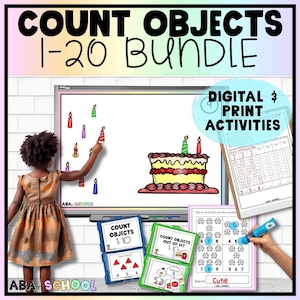 Counting to 10 Count objects Preschool Math or Life Skills Math