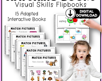 Książki dopasowujące dla maluchów: książeczki rozwijające umiejętności wizualne (wersja cyfrowa do pobrania)