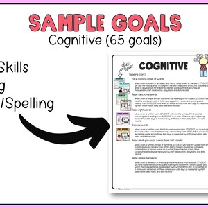 Seguimiento de objetivos y metas del IEP. Banco de objetivos del IEP. Lista de verificación de evaluación y planificación (descarga digital). imagen 16