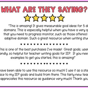 Seguimiento de objetivos y metas del IEP. Banco de objetivos del IEP. Lista de verificación de evaluación y planificación (descarga digital). imagen 19