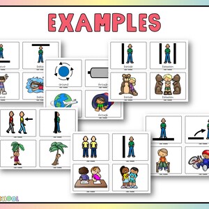 Prepositions Flashcards for Task Cards Activities and Speech Therapy ...