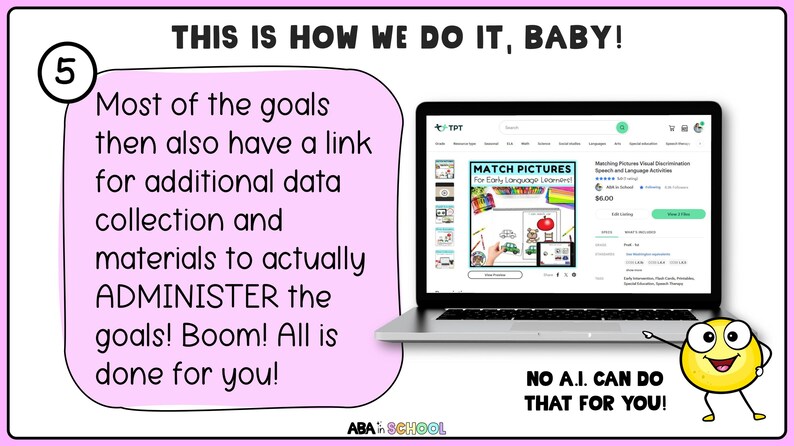 Seguimiento de objetivos y metas del IEP. Banco de objetivos del IEP. Lista de verificación de evaluación y planificación (descarga digital). imagen 10