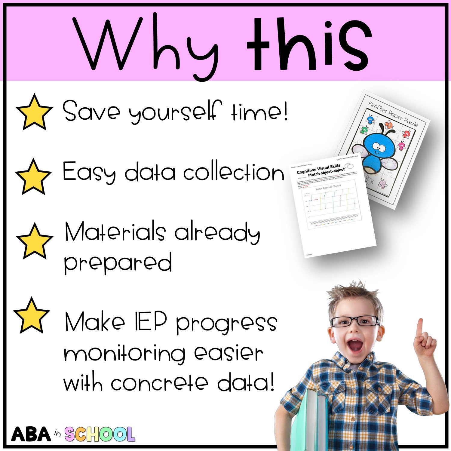 Visual Skills Cognitive IEP Goals and Objectives Tracking Special