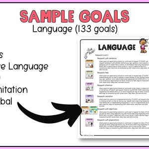 Seguimiento de objetivos y metas del IEP. Banco de objetivos del IEP. Lista de verificación de evaluación y planificación (descarga digital). imagen 17