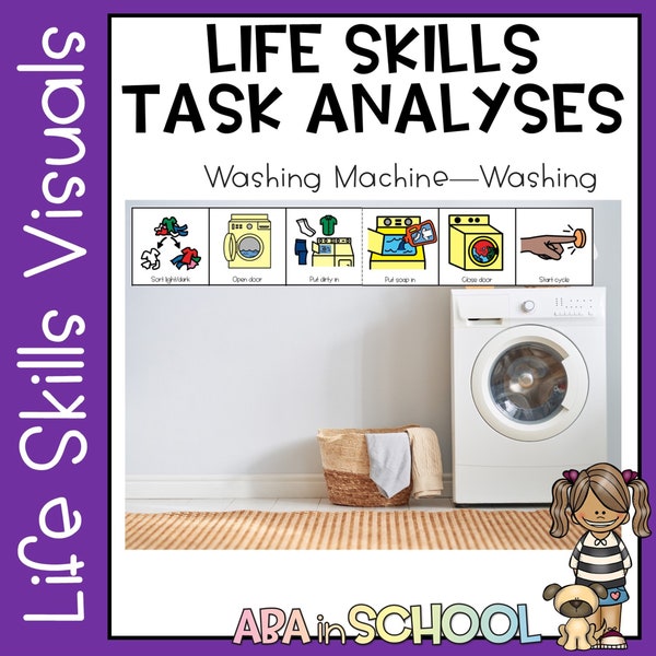Life Skills Special Education Task Analysis Visuals