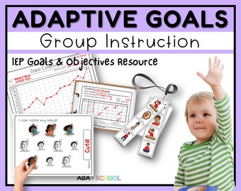 Adaptive IEP Goals | Group Instruction, Data Tracking (Digital Download)