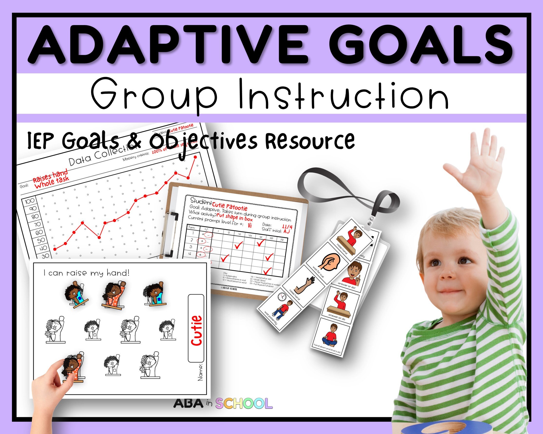 Adaptive IEP Goals | Group Instruction, Data Tracking (digital Download ...