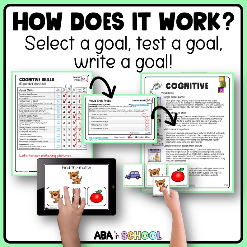 Seguimiento de objetivos y metas del IEP. Banco de objetivos del IEP. Lista de verificación de evaluación y planificación (descarga digital). imagen 3