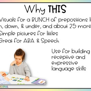 Prepositions Flashcards for Task Cards Activities and Speech Therapy ...