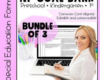 Common Core Standards IEP Goal Bank Preschool and Kindergarten