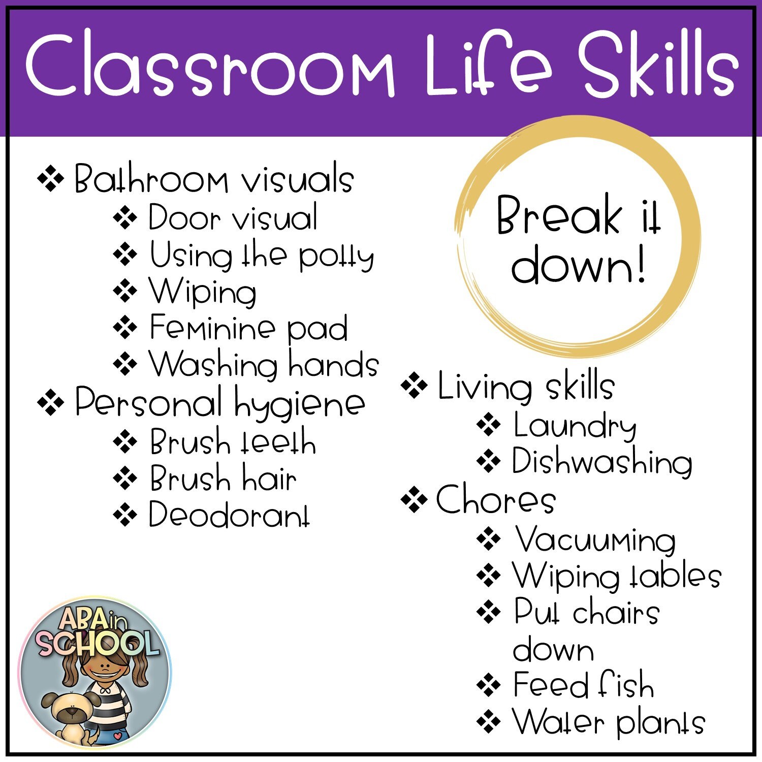 what is a life skills classroom in special education