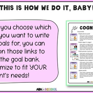 Seguimiento de objetivos y metas del IEP. Banco de objetivos del IEP. Lista de verificación de evaluación y planificación (descarga digital). imagen 9