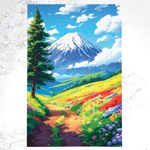 Ponderium Summit Blossom Jigsaw Puzzle - 1000 Pieces - Large Art Puzzle for Adults - Modern, Beautiful, Unique and Premium Quality