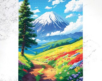 Ponderium Summit Blossom Jigsaw Puzzle - 1000 stukjes - grote kunstpuzzel voor volwassenen - modern, mooi, uniek en premium kwaliteit