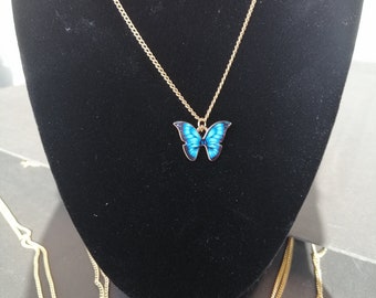 Collana Alla Moda In Acciaio Inossidabile Per Donna Collana Con Ciondolo A Forma Di Farfalla Con Fiore Color Argento Dorato Gioielli Con Collana A Catena Girocollo - Foto 9