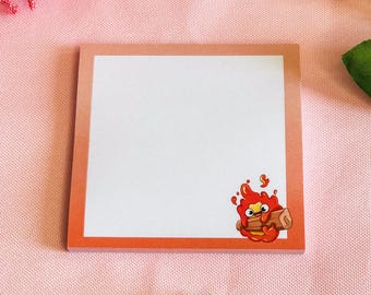 Calcifer Sticky Notes | Aesthetic Ghibli Studio Ghibli Sticky Notes for Journaling, Notetaking