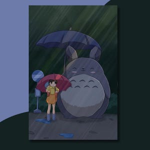 My Neighbor Totoro Poster | Ghibli Art | Wall Art | 11x17 Poster