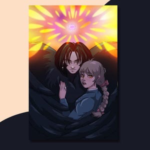 Howl&#39;s Moving Castle Poster | Ghibli Art | Wall Art | 11x17 Poster