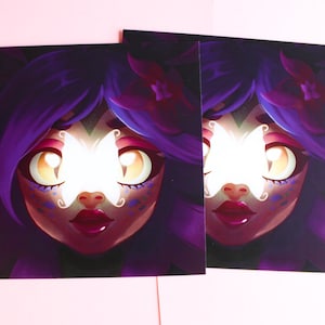 Neeko LoL Print | League of Legends Fanart 6x6 Portrait Print | Wall Art | Mini Print