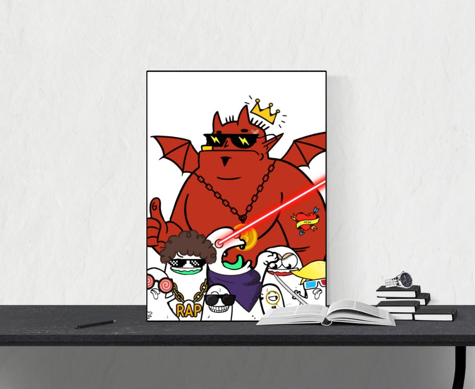 Ghost Squad | Wall Art Print | Wall Decor | Hip Hop Poster | Pop Art ...