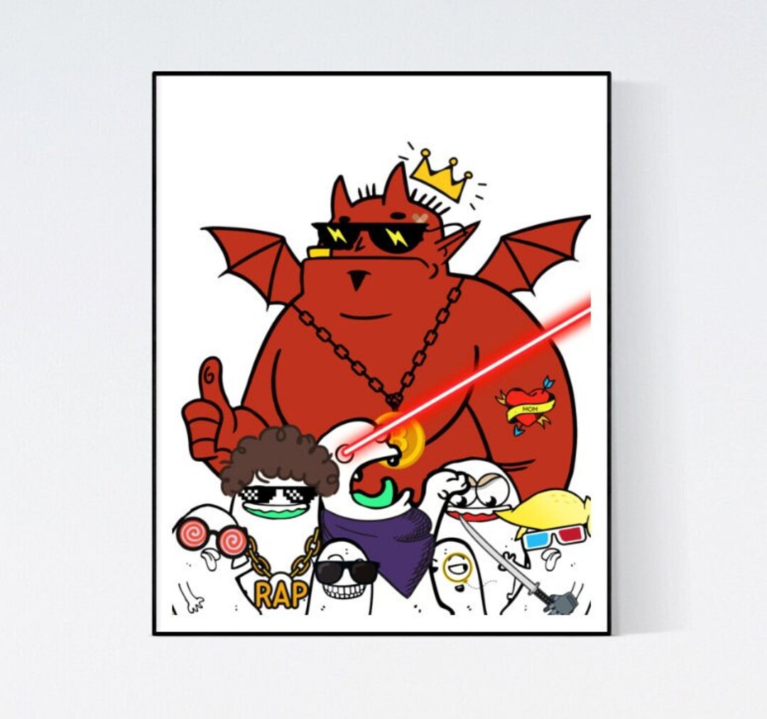 Ghost Squad | Wall Art Print | Wall Decor | Hip Hop Poster | Pop Art ...
