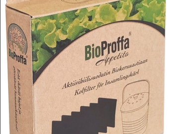 Aktivkohle Filter für den Appetito Bio Waste Bin, beinhaltet 3 Sets (6 einzelne Filter)