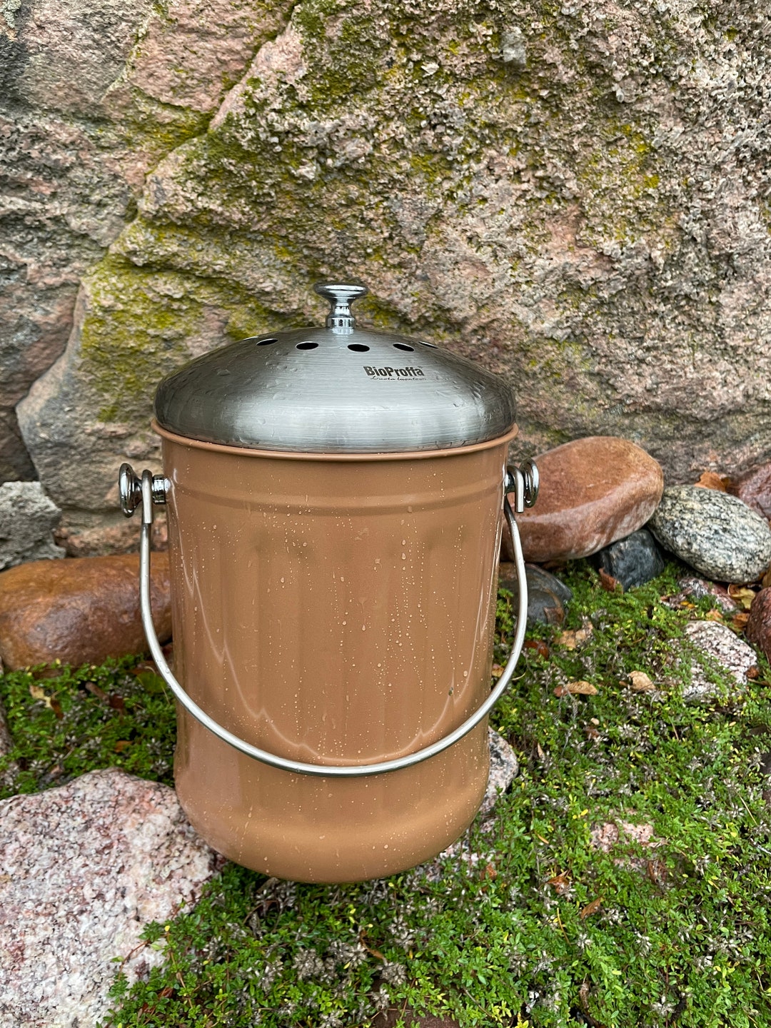 Bio Waste Bin, Kitchen Composter, 5 Liters, With a Set of Active Carbon ...