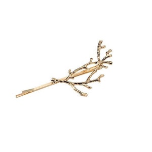 Elegant Metal Tree Branch 2 Hairpins Hair Clips for Women barrettes Female Headwear Alloy Hair Accessories Hair Clip New Inactive image 4